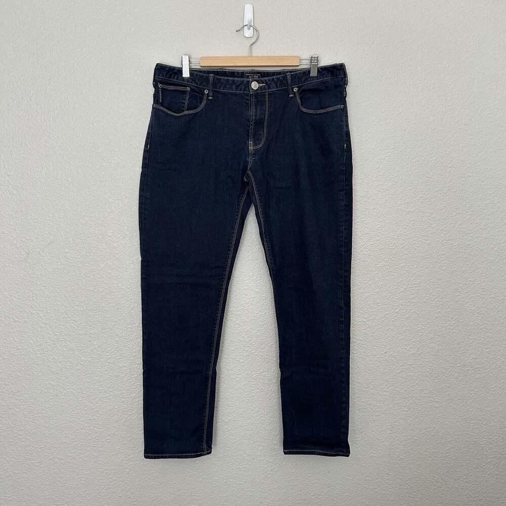 Emporio Armani Men's Blue J06 Slim Fit Jeans 38x32